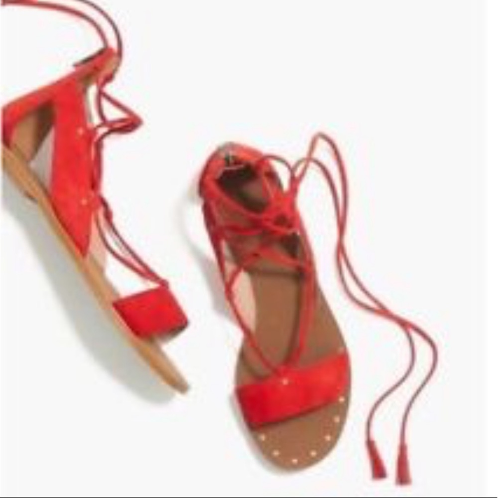 |•Madewell•| ‘Bridget’ lace up sandals